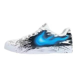 定制球鞋Nike Court Royale毒液3.0 耐克休闲百搭泼墨低帮板鞋男