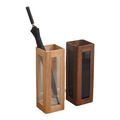 中式实木伞架家用雨伞收纳架伞桶