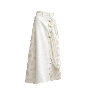 川故纵【行露】2024年春季新品复古新中式国风原创长款半身裙女