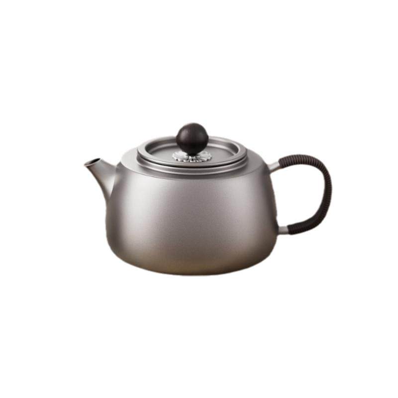 钛立维纯钛泡茶壶家用耐高温办公室水壶茶水分离冲茶壶茶具套装