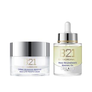 ORLANE幽兰B21传奇面霜50ml+B21璨金赋活油30ml