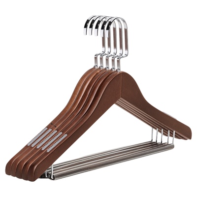 昂图家用挂衣木质衣架