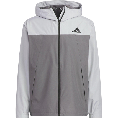 Adidas/阿迪达斯正品2025新款男女同款拼接宽松户外外套KB1752