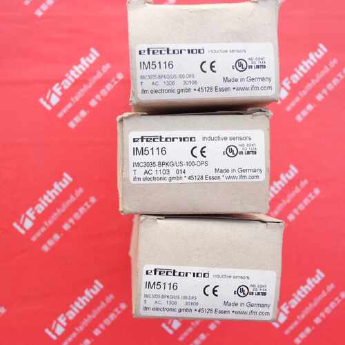 议价IFM IM5116 易福门全新电感式传感器 IMC3035-BPKG/US-100-DP