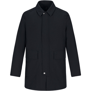 HAZZYS哈吉斯秋冬男士长袖通勤简约时尚潮流休闲外套