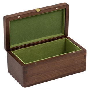 首饰盒实木高档礼盒包装盒轻奢高级感文玩核桃玉石手串散珠存放盒