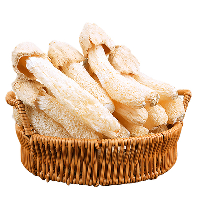 云南竹荪干货特产头茬短裙竹荪食用菌煲汤无硫熏干货新鲜营养食材