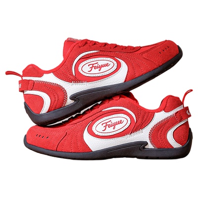 飞跃秋冬运动赛车复古加绒棉鞋
