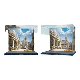 KGBOX适用乐高10255集会广场模型亚克力展示盒防尘罩透明积木