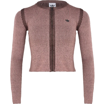 滔搏adidas阿迪达斯三叶草女子运动休闲针织开衫外套KR5038