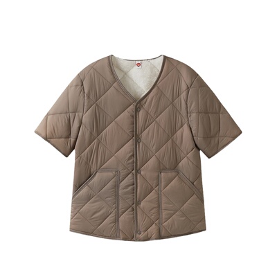 半袖护肩保暖马甲加绒加厚