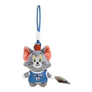 YUYI正版联名猫和老鼠篮球汤姆猫杰瑞鼠足球毛绒玩偶公仔书包挂件