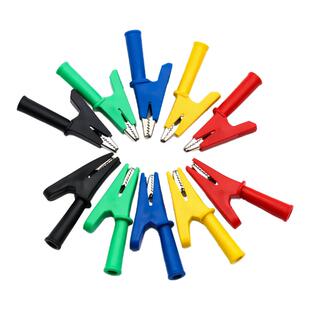 全包铜鳄鱼夹 开口10mm半包30A护套夹电线电源高压电力测试夹