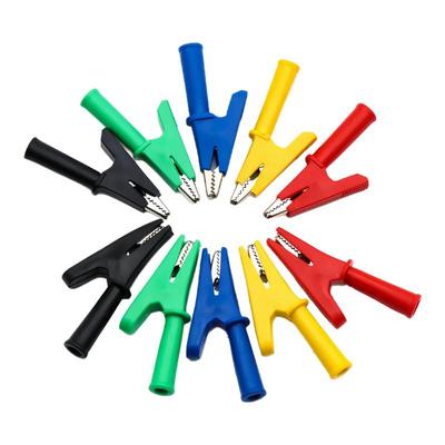 全包铜鳄鱼夹 开口10mm半包30A护套夹电线电源高压电力测试夹