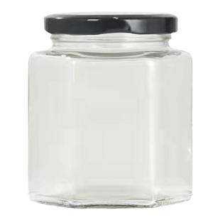 包装手提礼盒袋子六棱玻璃瓶专用加强牛皮瓦楞纸盒蜂蜜密封罐分装