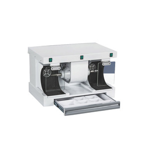 牙科技工抛光机台式口腔基托打磨机双头齿科器械义齿加工厂防尘罩