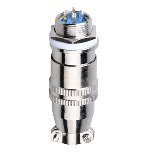 XS12/16航空插头插座2/3/4/5/6/7/9芯推拉自锁对接工业插头连接器