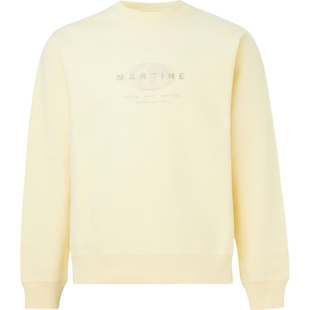 【折扣】Martine Rose 男刺绣棉质平纹布圆领卫衣