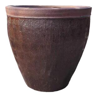 宜兴陶瓷水缸 老式300斤水容量粗陶腌菜米缸鱼缸 土陶酿酒发酵缸