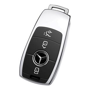 21款奔驰钥匙套适用E级新E200l E300L C260L汽车包壳扣高档c200女