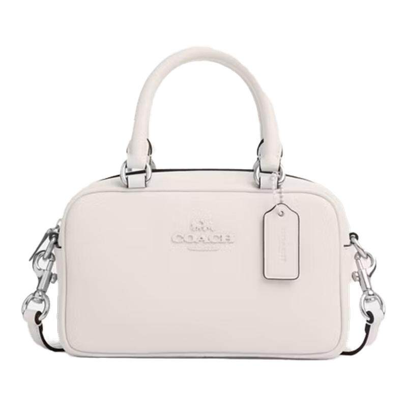 COACH/蔻驰官方 奥莱款女士皮质保龄球包单肩斜挎手提包CT776