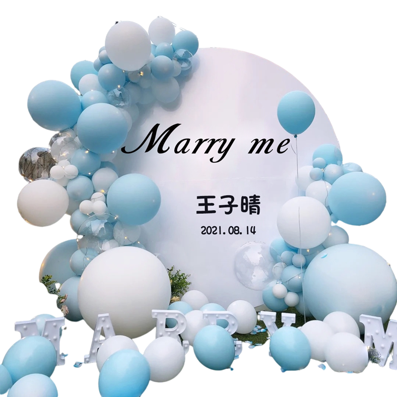 情人节表白求婚惊喜浪漫气球kt版