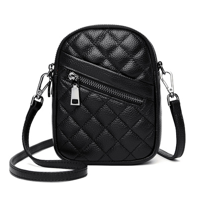 西柏莱新款时尚精致真皮手机包