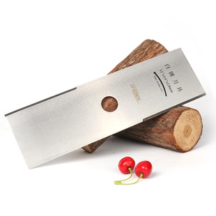 英德尔割草机刀片带齿打草机刀片锯齿白钢刀片加厚方形一字刀片