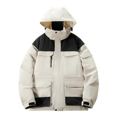 户外中长款内胆鹅绒三合一