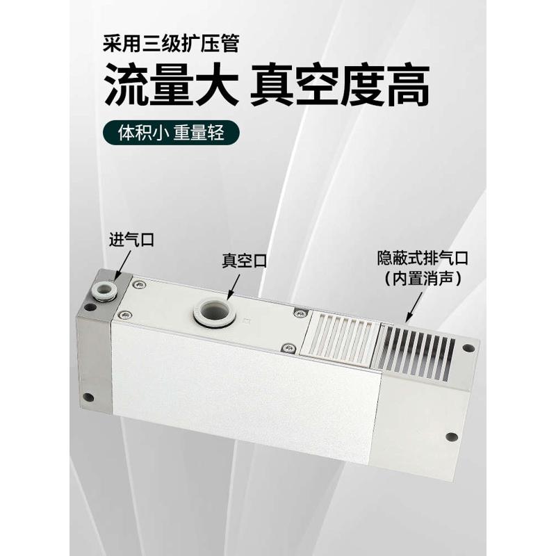大流量大吸力 气动真空泵  真空发生器ZL112 ZL212
