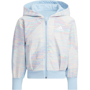 Adidas/阿迪达斯正品春季新款小童男女运动连帽外套HD9982