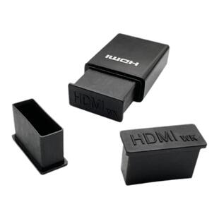 维智控HDMI安全锁盖hdmi母口防尘塞高清接口保护盖HDMI接口公头保护帽端口锁