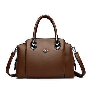 软皮质感女土包妈妈包母亲女包网红时尚包气质斜跨轻便女士新款包