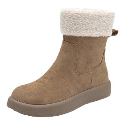 大东官方正品厚底加绒保暖雪地靴