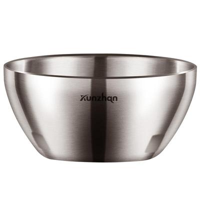 kunzhan304不锈钢双重隔热碗