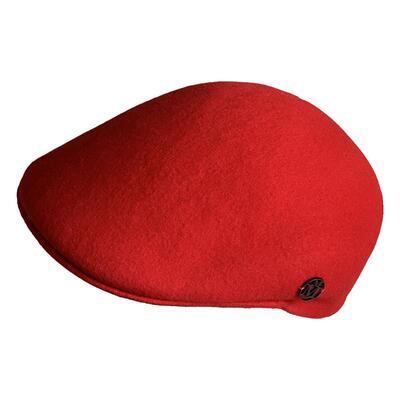 反戴大头围休闲百搭红贝雷帽