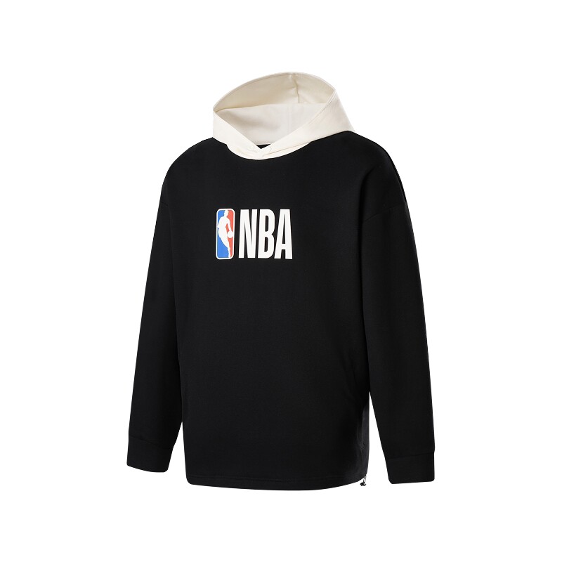 NBA官方复古撞色连帽卫衣男女