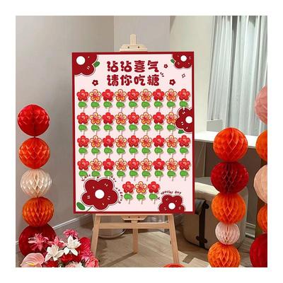 结婚订婚宴婚礼棒棒糖迎宾牌装饰