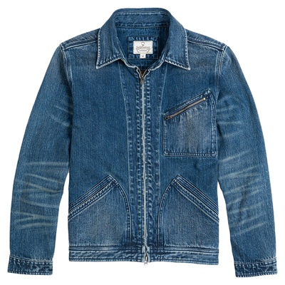 美式复古水洗做旧哥萨克夹克外套