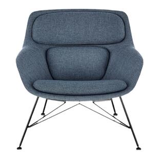 设计师家具斯特里德矮背躺椅创意经典民宿别墅酒店不锈钢休闲椅子