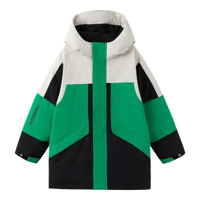 巴拉巴拉羽绒服男童撞色连帽外套