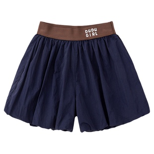 嘟嘟家女童花苞短裤女孩夏季裤子童装宝宝好看短裙儿童洋气衣服新