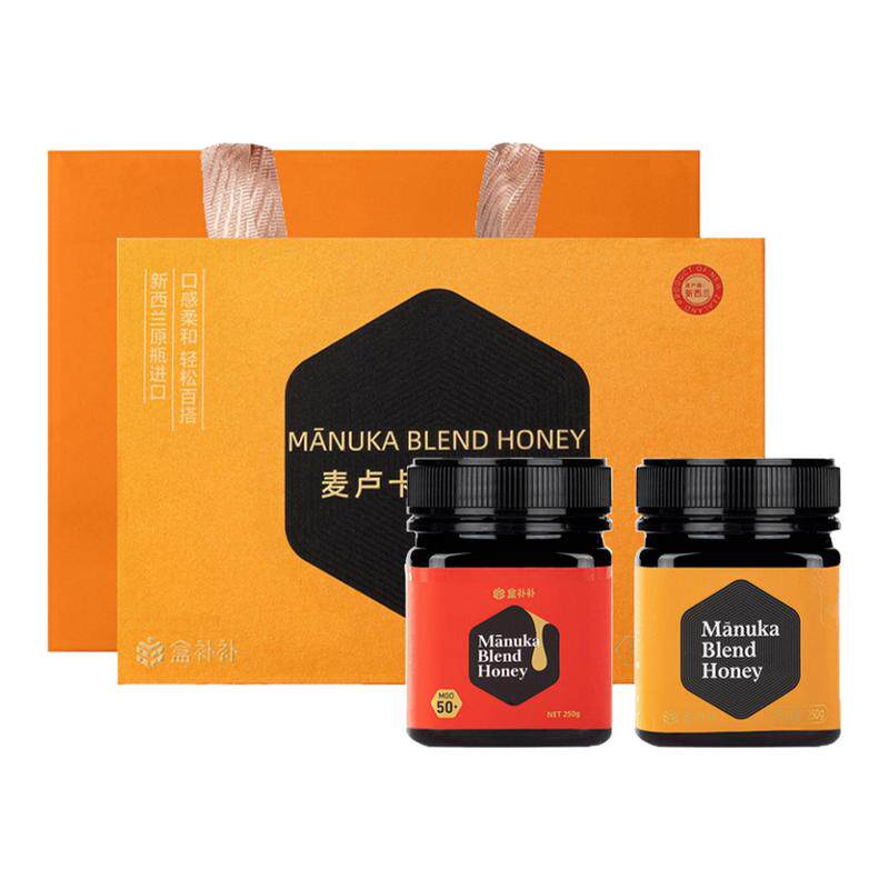 盒补补 新西兰麦卢卡混合蜂蜜礼盒 250g*2罐