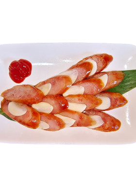 正宗台湾香肠商用一口肠蒜味纯肉
