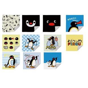 2026年新款百贴布 pingu企鹅家族魔术百贴布大容量旅行便携式新款