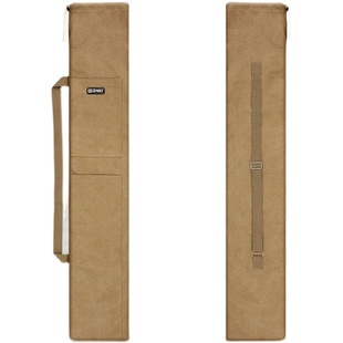 大容量钓鱼伞包帆布竿包鱼竿袋耐磨加厚折叠轻便型便携渔具收纳包