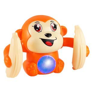 翻滚猴益智儿童电动翻斗猴婴儿男孩女孩宝宝爬行翻跟头小猴子玩具