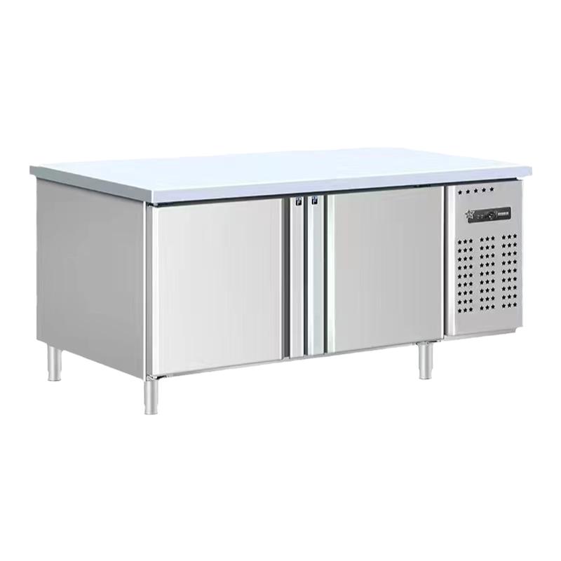 平冷柜冷藏工作台冷冻柜保鲜案板式厨房冰柜冰箱商用不锈钢操作台