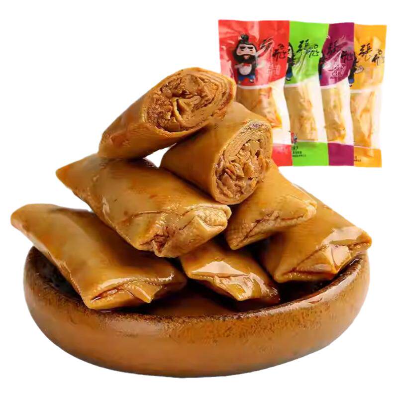 张飞豆干五香独立小包装豆卷