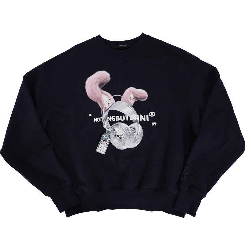 陈楚生丨吴昕同款 ASQUAD®×NBM 兔金属耳机立体印花卫衣秋冬款